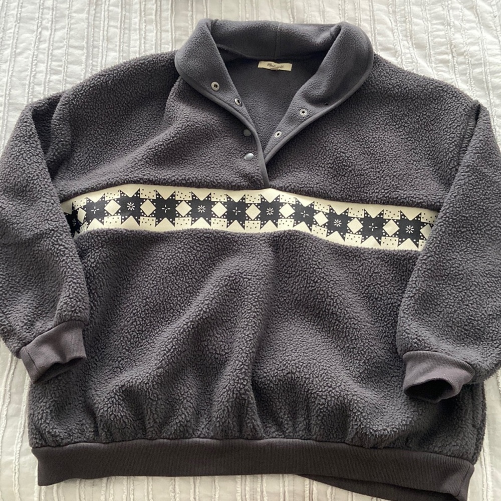 Madewell Sherpa Popover Top (Re)sourced